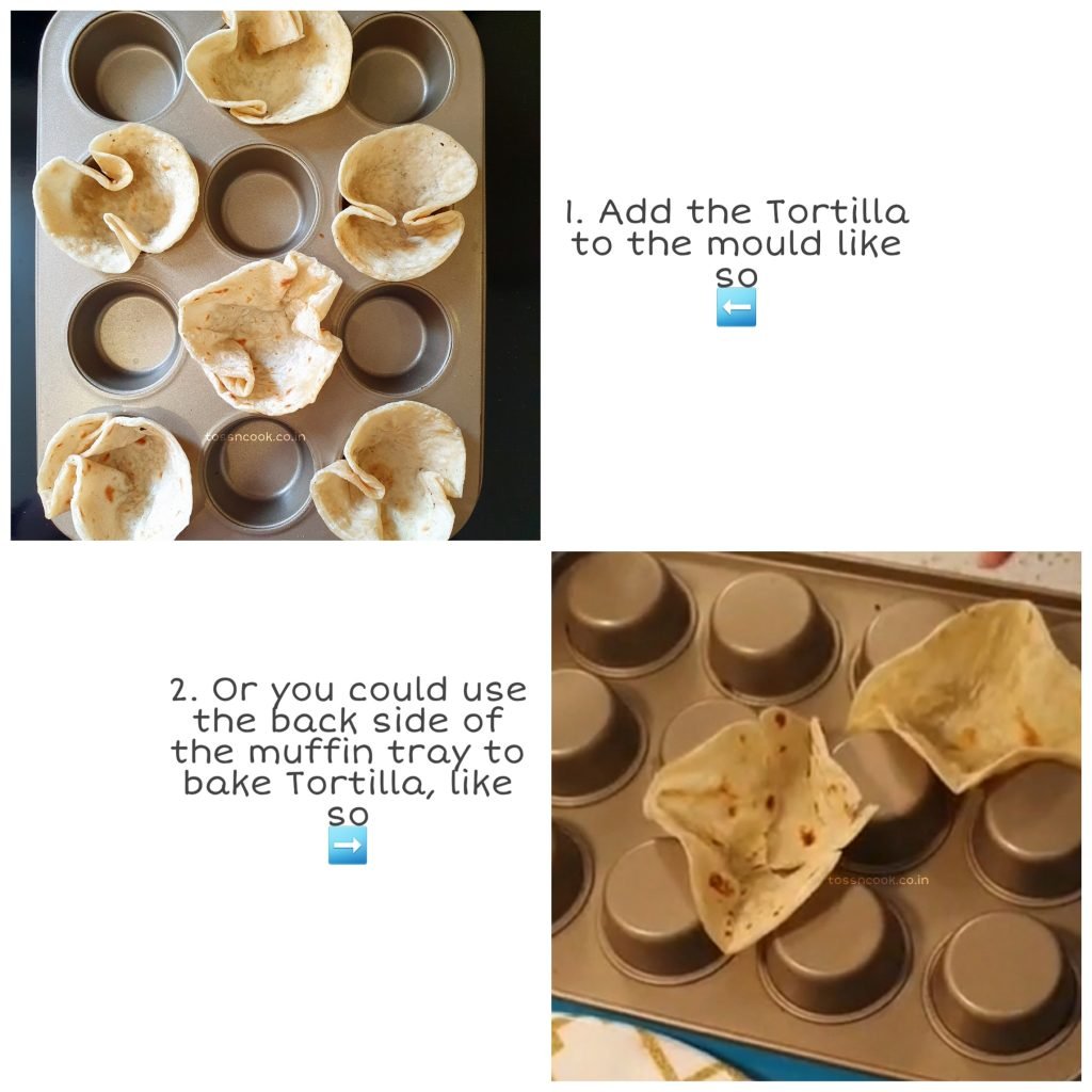 2 ways to bake the cups