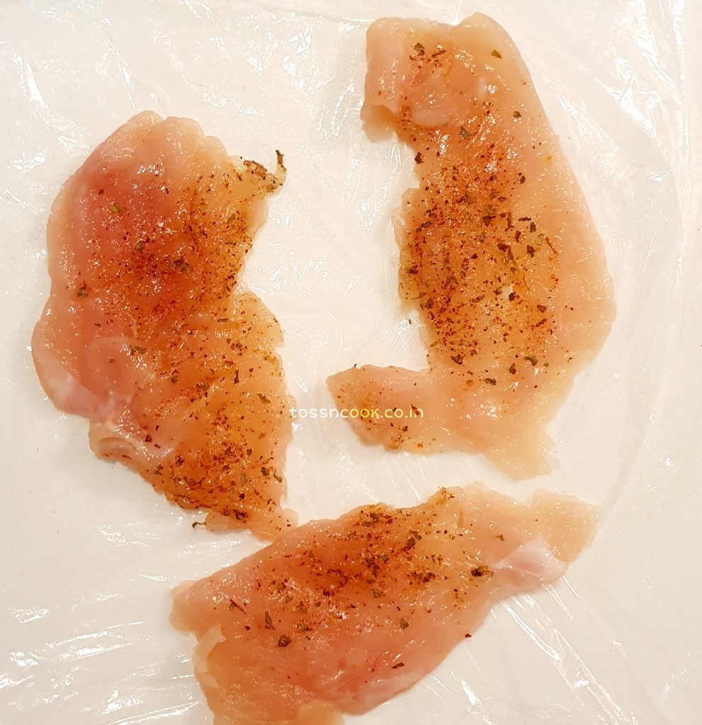 Marinated chicken breasts