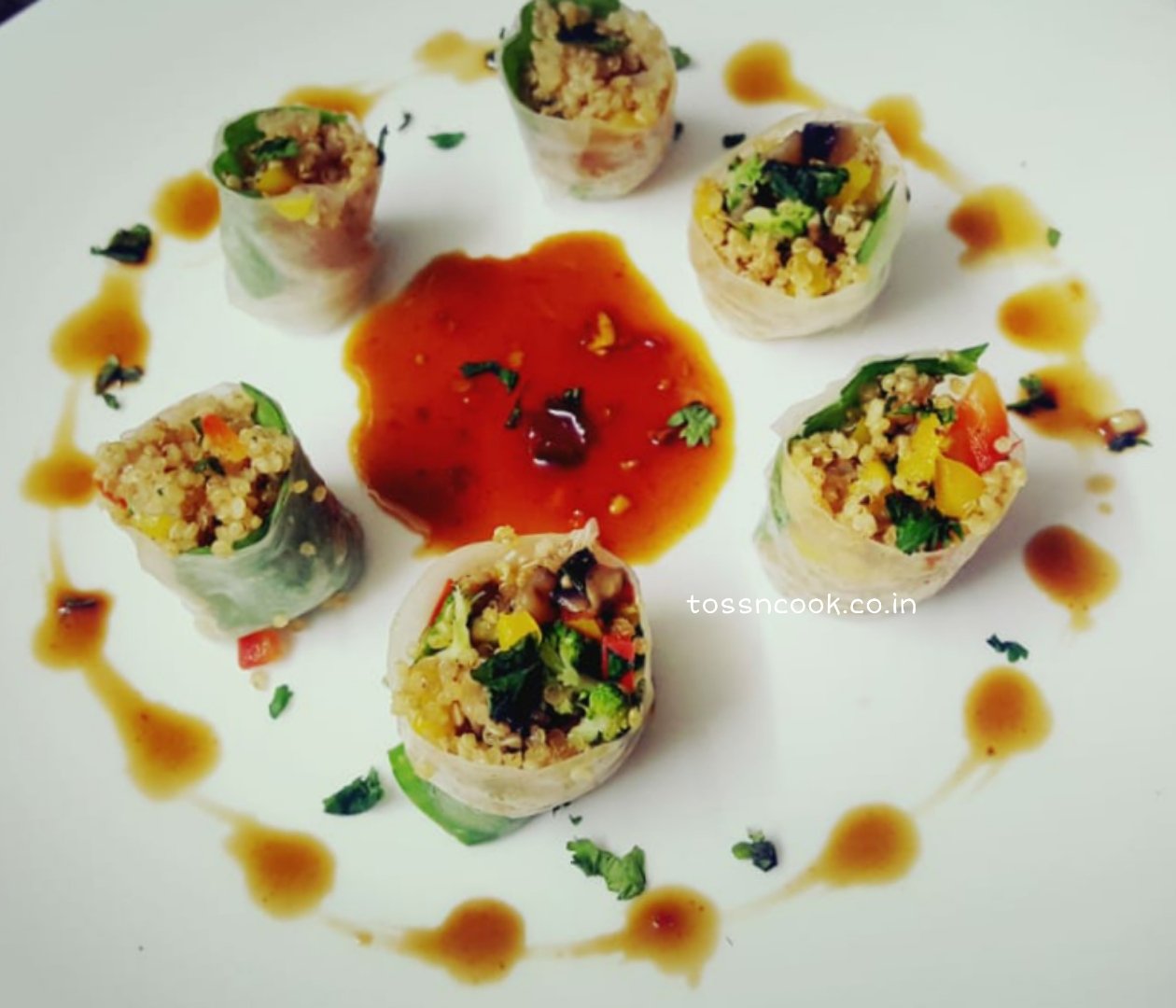 Quinoa Rice Paper Wraps