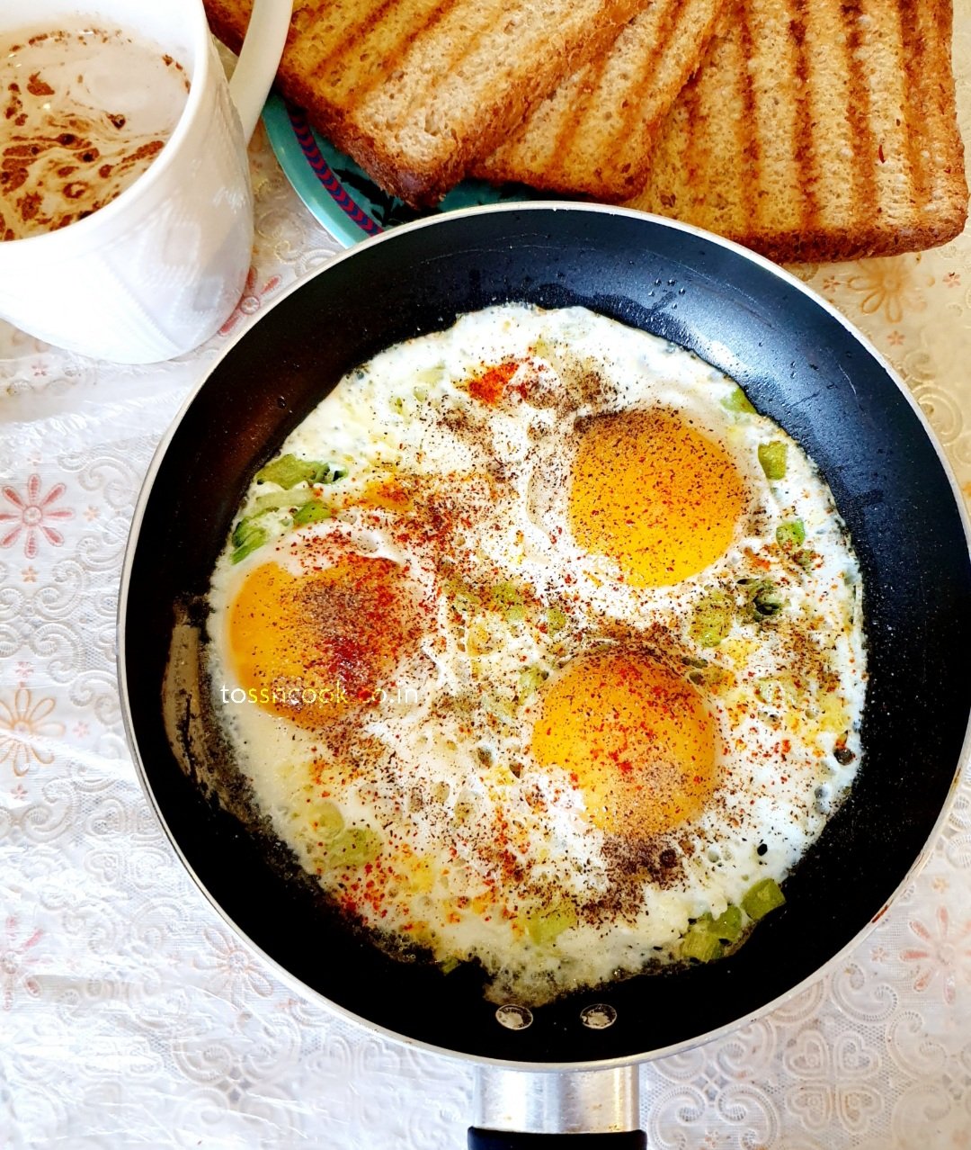 Masala Fried Eggs