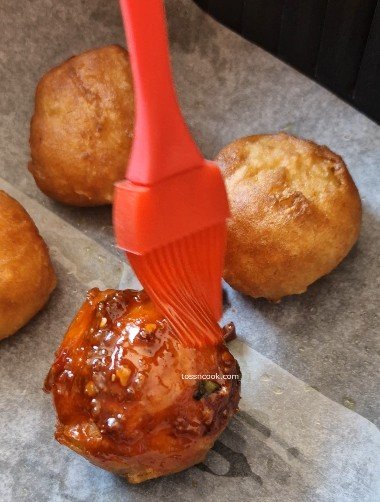 Glazed Chicken Balls